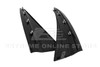 EOS Extended Rear Splash Guards - Matte Black - C7 Corvette Stingray / Z06 (MF-233-ABS)