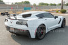 EOS Extended Rear Splash Guards - Carbon Flash - C7 Corvette Stingray / Z06 (MF-233-V2-ABS)