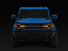 Raxiom 21-26 Ford Bronco LED Halo Headlights with Amber Backlight- Black Housing- Clear Lens - FB48241 Photo - Close Up
