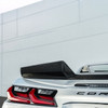 EOS Carbon Fiber Rear Spoiler w. Extended Winglets - C8 Corvette Z06 (SPOILER-733-BKCF_SPLITTER-1354-BKCF)