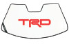 Covercraft 24-26 Toyota Tacoma Official License UVS100 Premier Srs Custom Sunscreen w Red TRD Logo - UTL11905TY11WH Photo - Primary