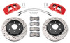 Wilwood AERO6 Big Brake Kit - Front - Red Calipers / D&S Rotors - 19-24 Silverado & Sierra 1500