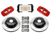 Wilwood AERO4 Big Brake Kit - Rear - Red Calipers / Slotted Rotors - 14-18 Silverado & Sierra 1500