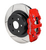 Wilwood AERO4 Big Brake Kit - Rear - Red Calipers / Slotted Rotors - 14-18 Silverado & Sierra 1500