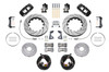 Wilwood AERO4 Big Brake Kit - Rear - Black Calipers / D&S Rotors - C8 Corvette Stingray & Z06