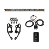 Cali Raised Sherpa Roof Rack Dual Funct. Light Bar & Mount Brckt Kit w/ Wire Harness & Tall Switch - CR4283 Photo - Primary