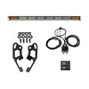 Cali Raised Sherpa Roof Rack Dual Funct. Light Bar & Mount Brckt Kit w/ Wire Harness & Square Switch - CR4285 Photo - Primary