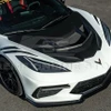 EOS ZR1 Style Fiberglass Carbon Flash Metallic Painted Hood - C8 Corvette Stingray / E-Ray / Z06 / ZR1 (HOOD-1004-V2-FRP)