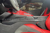 EOS Center Console Lower Side Panel Covers - Carbon Fiber - C8 Corvette