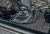 EOS Engine Bay Strut Covers w/o Mag-Ride - Carbon Fiber - C8 Corvette