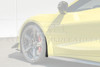 EOS Extended Splash Guard - Fronts - Carbon Flash Metallic - C8 Corvette Z06