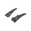 EOS Carbon Fiber Splash Guards Front - C8 Corvette Z06 / ZR1 (MF-1265-BKCF)