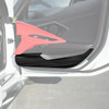 EOS Carbon Fiber Door Lower Kick Panel Covers - C8 Corvette (VENT-1339-BKCF)