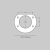 Baer Brakes 14in Pro+ Rear SDZ Brake Kit - Silver - 4262150S