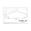 Baer Brakes Replacement Pads for Baer 6P Calipers - D0731R