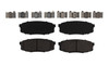 Baer Brakes 08-11 Lexus LX570 Claw Brake Rear Pads - D1304