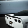 EOS Matte Black Ducktail Rear Spoiler - C6 Corvette Base / GS / Z06 (SPOILER-332-FRP)