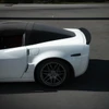 EOS Matte Black Ducktail Rear Spoiler - C6 Corvette Base / GS / Z06 (SPOILER-332-FRP)