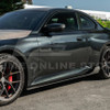 EOS Carbon Fiber Side Skirts - 2023+ BMW M2 G87 (SS-1428-BKCF)