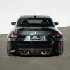 EOS Carbon Fiber Rear Bumper Deflectors - 2023+ BMW M2 G87 (VENT-1429-BKCF)