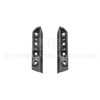 EOS Carbon Fiber Rear Bumper Deflectors - 2023+ BMW M2 G87 (VENT-1429-BKCF)