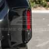EOS Carbon Fiber Rear Bumper Deflectors - 2023+ BMW M2 G87 (VENT-1429-BKCF)
