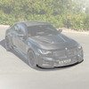 EOS Carbon Fiber Front Splitter - 3 Piece - 2023+ BMW M2 G87 (FLIP-1316-BKCF)