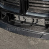 EOS Carbon Fiber Front Splitter - 3 Piece - 2023+ BMW M2 G87 (FLIP-1316-BKCF)