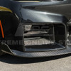 EOS Carbon Fiber Front Splitter - 3 Piece - 2023+ BMW M2 G87 (FLIP-1316-BKCF)