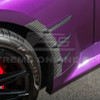 EOS Carbon Fiber Fender Arch Canards - 2023+ BMW M2 G87 (VENT-1305-BKCF_VENT-1306-BKCF)