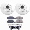 Power Stop 90-00 Honda Civic Front Z23 Coated Brake Kit - CPK699-23 Photo - Primary