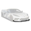 EOS Extended Race Front Splitter - Hydro Dipped Carbon - C8 Corvette (FLIP-510-CFLK)