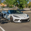 EOS Extended Race Front Splitter - Hydro Dipped Carbon - C8 Corvette (FLIP-510-CFLK)
