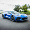 EOS Z07 Style Front Splitter & Carnards - Hydro Dipped Carbon - C8 Corvette (FLIP-476-CFLK_SPLITTER-477-CFLK)