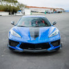 EOS Z07 Style Front Splitter & Carnards - Hydro Dipped Carbon - C8 Corvette (FLIP-476-CFLK_SPLITTER-477-CFLK)