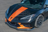 EOS Front Splitter & Carnards Z07 Style - Hydro-Dipped Carbon Fiber - C8 Corvette