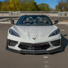 EOS Track Edition Front Splitter - Hydro Dipped Carbon - C8 Corvette (FLIP-511-CFLK)