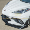 EOS Track Edition Front Splitter - Hydro-Dipped Carbon Fiber - C8 Corvette