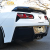 EOS Rear Wickerbill Extension - Dark Tinted - C7 Corvette