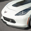 EOS Stage 2 Front Splitter w/o Winglets - Hydro-Dip Carbon Fiber - C7 Corvette Stingray / GS / Z06 (FLIP-092-CFLK)