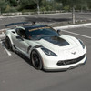 EOS Stage 2 Front Splitter w/o Winglets - Hydro-Dip Carbon Fiber - C7 Corvette Stingray / GS / Z06 (FLIP-092-CFLK)