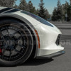 EOS Stage 2 Front Splitter w/o Winglets - Hydro-Dip Carbon Fiber - C7 Corvette Stingray / GS / Z06 (FLIP-092-CFLK)