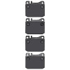 R1 79-91 Mercedes-Benz 380Se Front Semi Met Brake Pads - 2311-0145-10 Photo - out of package