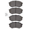 R1 83-95 Toyota Pickup Front Semi Met Brake Pads - 2311-0389-00 Photo - out of package