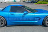 EOS ZR1 Style Side Skirts - Matte Black - C5 Corvette