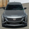 EOS Carbon Fiber Front Splitter - 2025+ Cadillac CT5-V Blackwing (FLIP-1435-DRYCF)