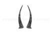 EOS Extended Splash Guards - Rear - Carbon Fiber - C5 Corvette