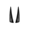 EOS Extended Splash Guards - Rear - Carbon Fiber - C5 Corvette