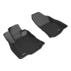 3D MAXpider 25-26 Subaru Forester Kagu 1st Row Floor Mat - Black (2pc) - L1SB04311509 Photo - Primary