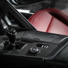 EOS Carbon Fiber Center Console Cup Holder Trim - 14-19 C7 Corvette (VENT-1403-BKCF)